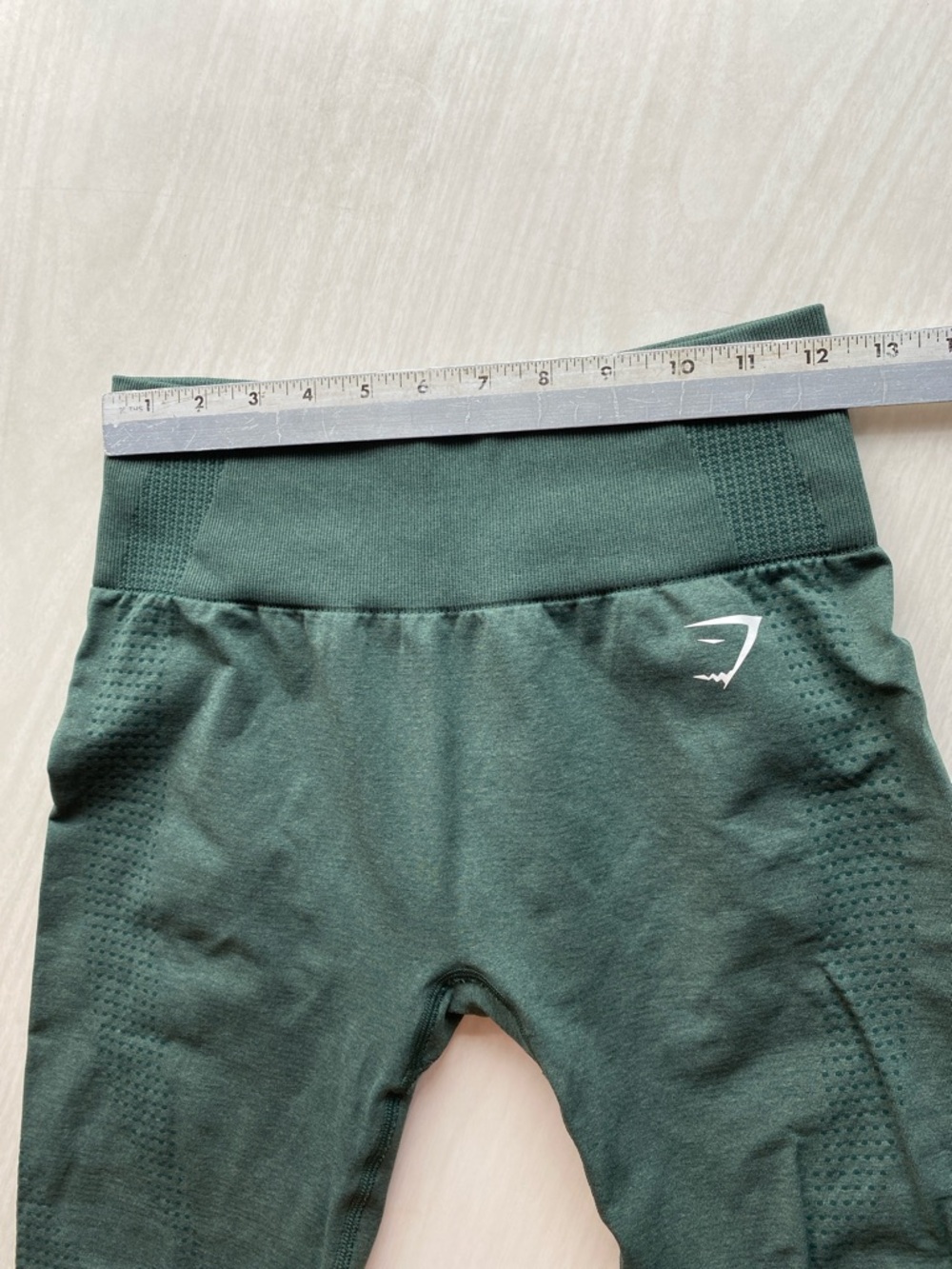 Gymshark Dark Green Seamless High-Waist Leggings - Picture 8 of 11